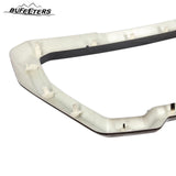 BUFEETERS Front Grille Outer Frame Suround Fit For 2019 2020 2021 GMC Sierra 1500,Factory Style,Matte Black