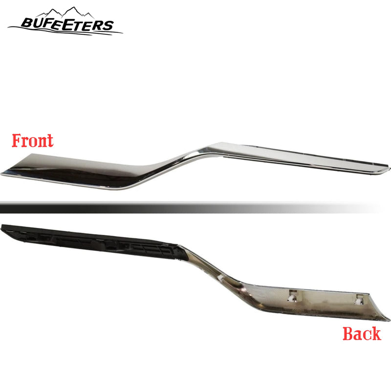 BUFEETERS Front Upper Grille Chrome Trim Grill Driver Left Side Hand Fit For 2018 2019 2020 Honda Odyssey