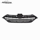 BUFEETERS  Front Bumper Grille Headlight Trim Fog Light Set Fit For 2017 2018 2019 Honda CRV CR-V,Mesh Style,Chrome&Black&Silver