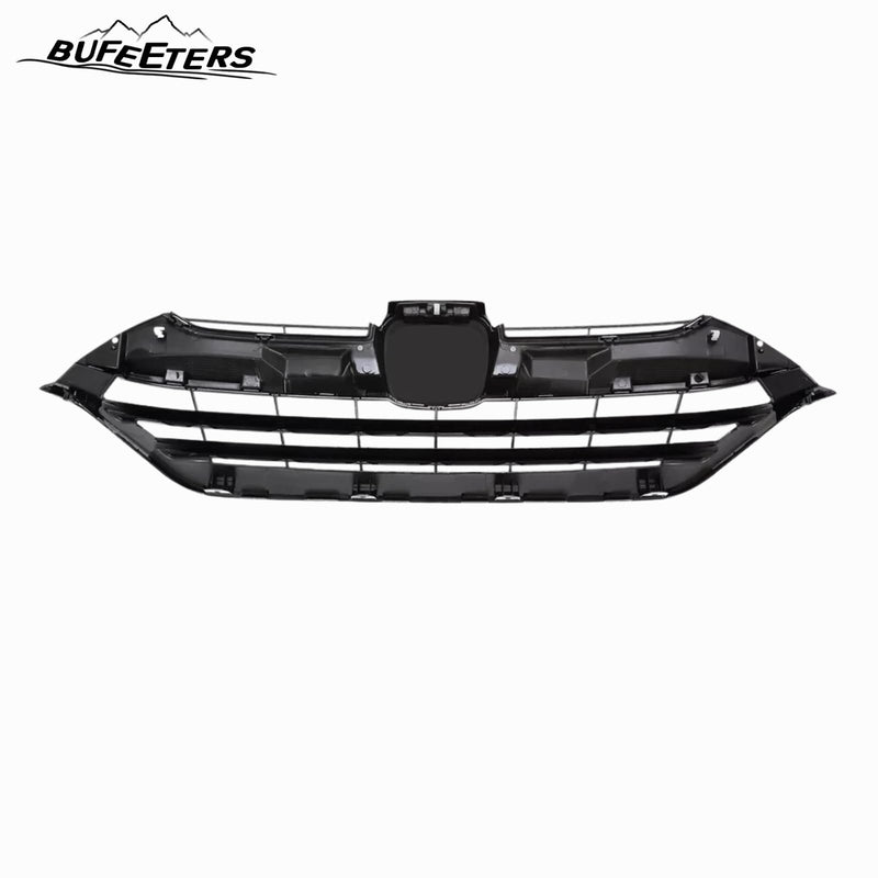 BUFEETERS  Front Bumper Grille Headlight Trim Fog Light Set Fit For 2017 2018 2019 Honda CRV CR-V,Mesh Style,Chrome&Black&Silver