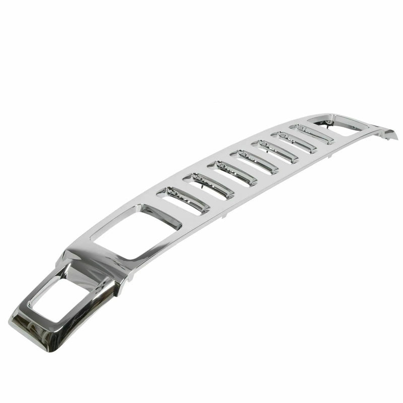 BUFEETERS Front Chrome Grille Assembly Fit For 2006 2007 2008 2009 2010 Hummer H3,Vertical Billet Style