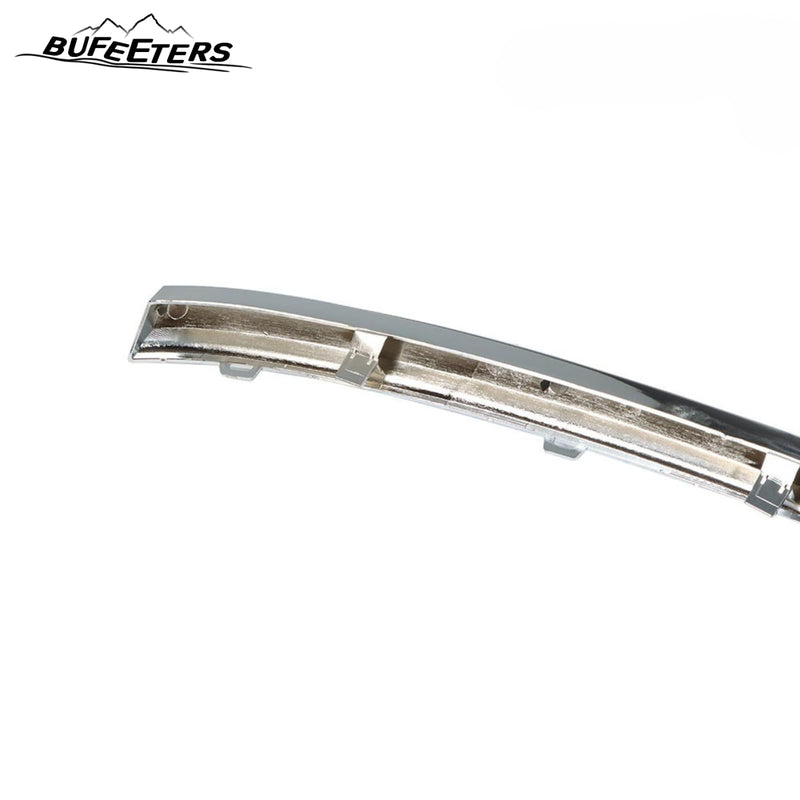 BUFEETERS Front Upper Chrome Grille Molding Trim Fit For 2011 2012 2013 2014 Ford Edge