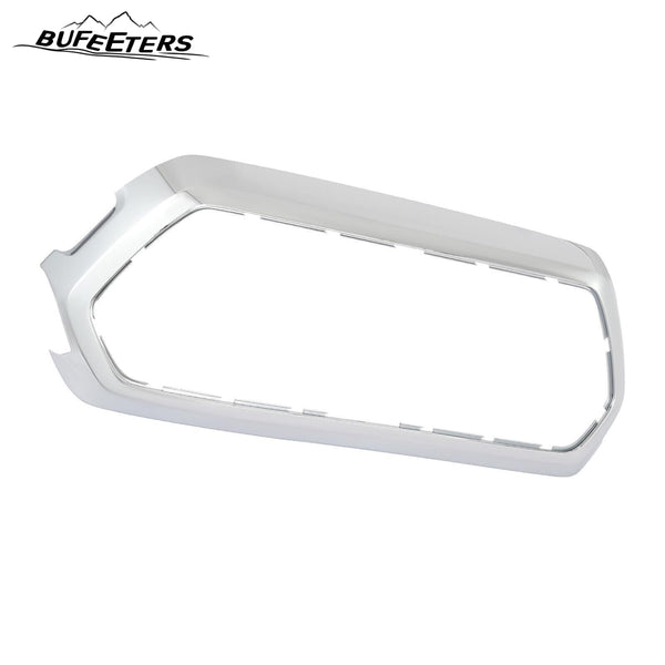 BUFEETERS Front Upper Grille Outer Frame Surround Chrome Shell Fit For 2016 2017 2018 2019 2020 2021 2022 Toyota Tacoma,Factory Style