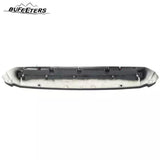 BUFEETERS  Front Upper Hood Scoop With Small Lights Fit For Toyota Tundra 2014 2015 2016 2017 2018 2019 2020 2021,Gloss Black