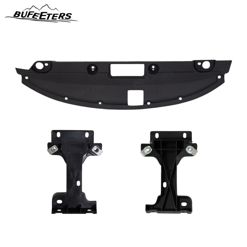 BUFEETERS  12PCS Front Grille Fog Light Kits Radiator Cover Bumper Bracket Fit For 2016 2017 2018 Nissan Altima,Mesh Style,Chrome&Black