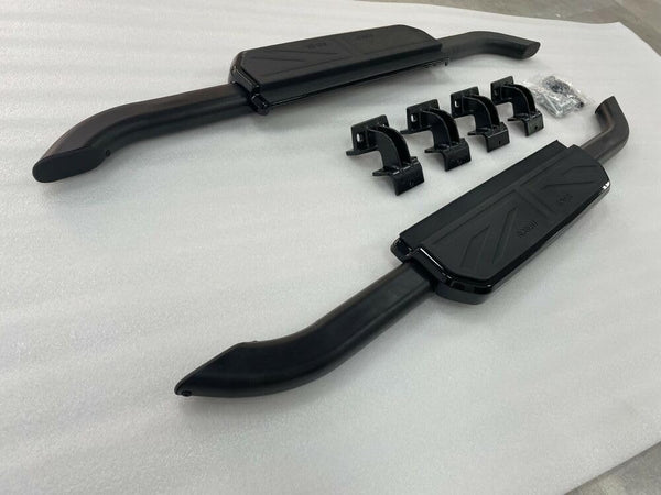 BUFEETERS Side Steps Running Boards Nerf Bars Fit For 2020 2021 2022 2023 2024 Land Rover Defender 90 L663,Black