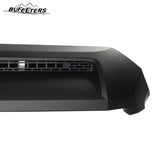 BUFEETERS  Front Grille&Hood Bulge Molding Set Fit For 2014 2015 2016 2017 2018 2019 2020 Toyota Tundra,Mesh Style,Matte Black