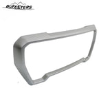 BUFEETERS Front Grille Outer Frame Suround Fit For 2019 2020 2021 GMC Sierra 1500,Factory Style,Matte Silver