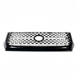 BUFEETERS  Front Bumper Upper Grille Fit For 2014 2015 2016 2017 2018 2019 2020 Toyota Tundra,Gloss Black