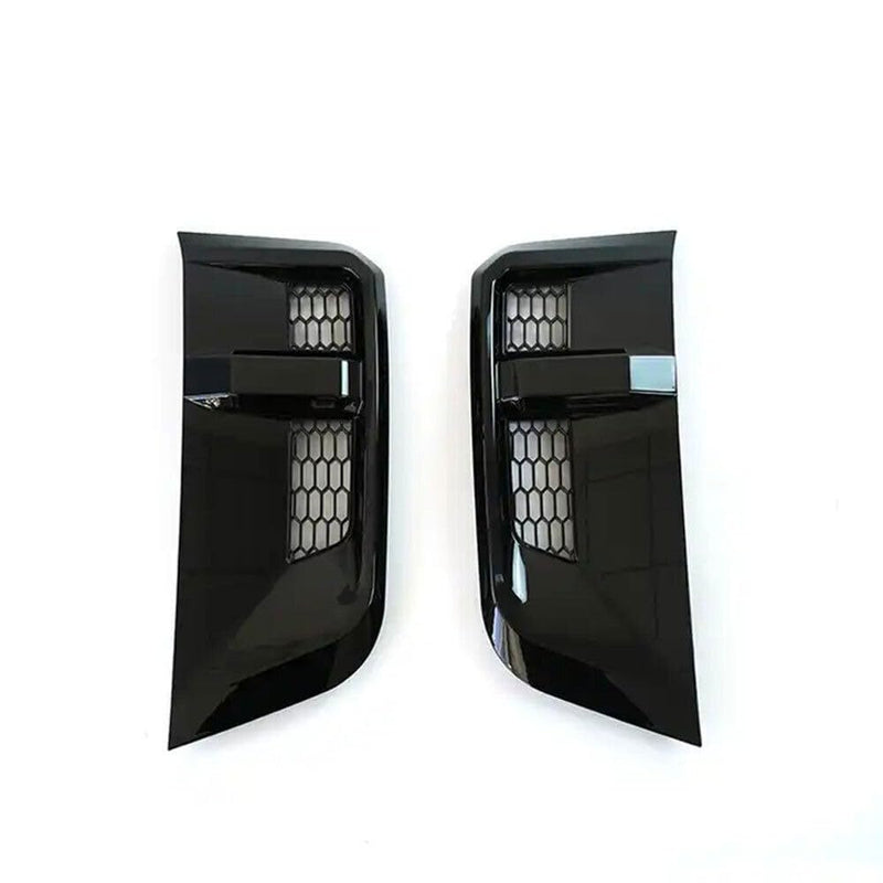 Glossy Black Side Fender Vent Wing Cover Fit For 2020-2024 Land Rover Defender 90/110