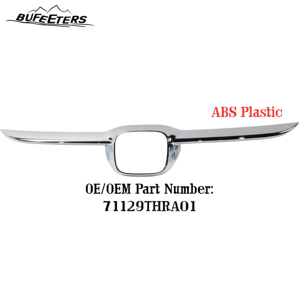 BUFEETERS Front Upper Grille Chrome Trim Fit For 2018 2019 2020 Honda Odyssey