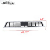 BUFEETERS  Front Bumper Lower Grille Fit For 2015 2016 2017 INFINITI QX80,Mesh Style,Chrome&Black