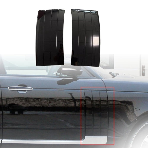 BUFEETERS Side Fender Vent Wing Cover Fit For 2013 2014 2015 2016 2017 2018 2019 2020 2021 2022 Range Rover L405,Gloss Black