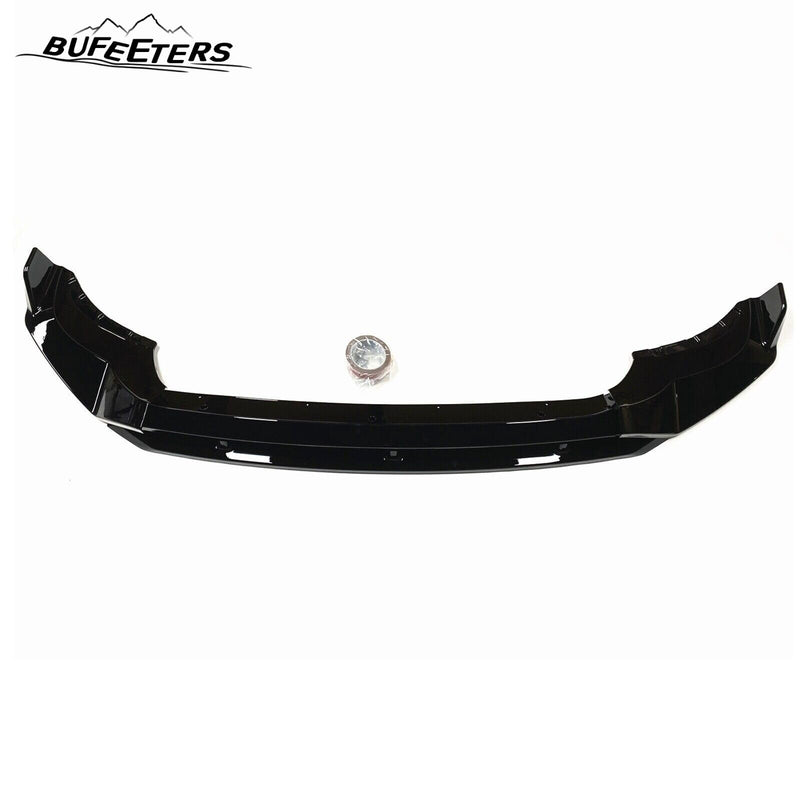 BUFEETERS Front Bumper Spoiler Splitter Lip Kit Fit For 2019 2020 2021 2022 2023 BMW X5 G05,Gloss Black
