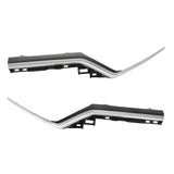 BUFEETERS  15PCS Front Grille Molding Fog Light Strip Trim Bezel Fit For 2020-2022 Honda CRV,Honeycomb Style,Black
