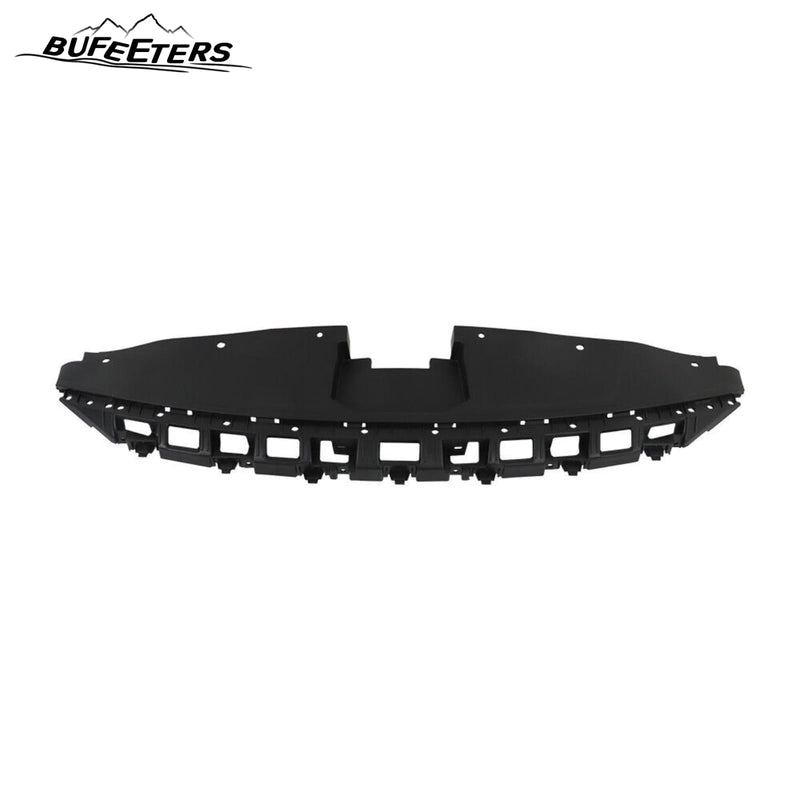 BUFEETERS    7PCS Front Bumper Grille+Radiator Cover+Bumper Lid+4 Brackets Fit For 2017 2018 Hyundai Elantra,Mesh Style,Chrome&Black