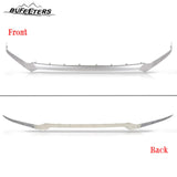 BUFEETERS   3PCS Front Bumper Grille Molding Hood Trim Fit For 2019 2020 Hyundai Santa Fe,Silver