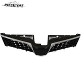 BUFEETERS Front Bumper Grille Model Mesh Grill Trim Fit For 2018 2019 2020 Toyota Sienna,Mesh Style,Chrome&Black