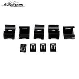 BUFEETERS Front Bumper Upper Grille Fit For 2020 2021 2022 F-250 F-350 F450 F550 Super Duty,Lariat Sport Style,Oxford White&Black