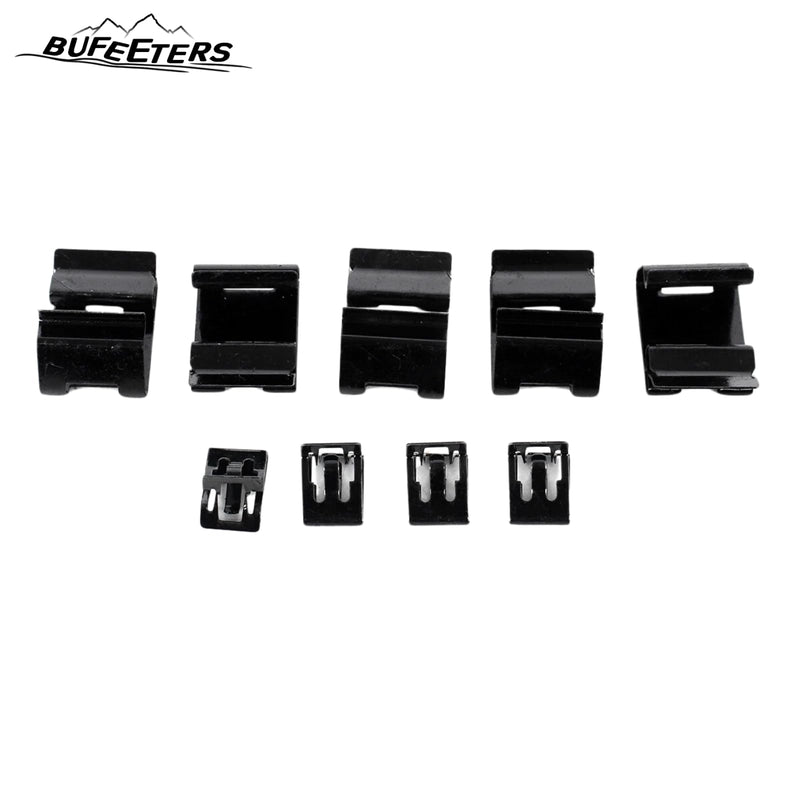 BUFEETERS Front Bumper Upper Grille Fit For 2020 2021 2022 F-250 F-350 F450 F550 Super Duty,Lariat Sport Style,Oxford White&Black