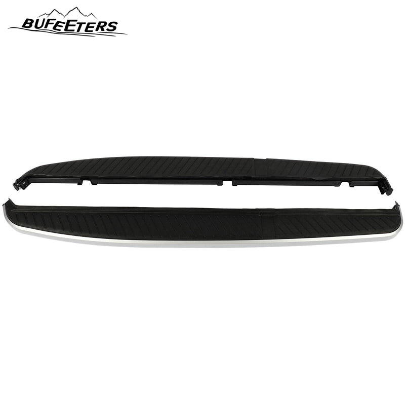 BUFEETERS  Side Step Running Board Nerf Bar Fit For 2006 2007 2008 2009 2010 2011 2012 2013 Land Rover Range Rover Sport,Black&Silver