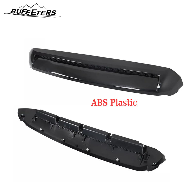 BUFEETERS  Front Grille Grill & Hood Bulge  Fit For 2014 2015 2016 2017 2018 2019 2020 Toyota Tundra,Honeycomb Style,Gloss Black&Matte Black