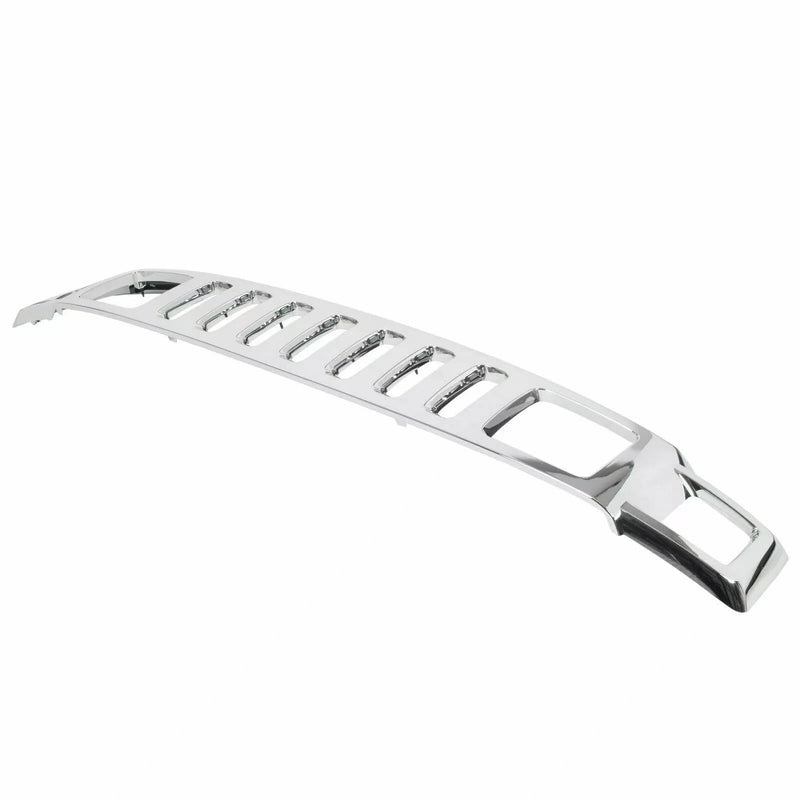 BUFEETERS Front Chrome Grille Assembly Fit For 2006 2007 2008 2009 2010 Hummer H3,Vertical Billet Style