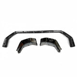 BUFEETERS Front Bumper Grille Trim Molding Fit For Toyota Tundra 2022-2024,Gloss Black
