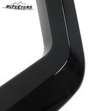 BUFEETERS Front Grille Outer Frame Suround Fit For 2019 2020 2021 GMC Sierra 1500,Factory Style,Gloss Black