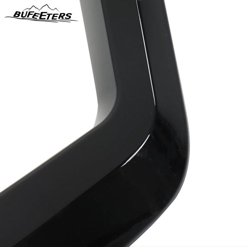 BUFEETERS Front Grille Outer Frame Suround Fit For 2019 2020 2021 GMC Sierra 1500,Factory Style,Gloss Black
