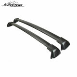 BUFEETERS 4Pcs Roof Rack Cross Bars + Side Rails Luggage Carrier Fit For 2012 2013 2014 2015 2016 Honda CRV CR-V,Factory Style,Black