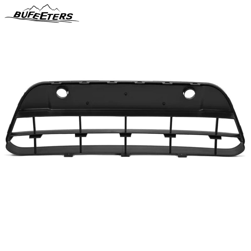 BUFEETERS Front Bumper Lower Grille Fit For 2010 2011 2013 Ford Transit Connect,Horizontal Billet Style,Matte Dark Gray&Black