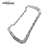 BUFEETERS Front Grille Outer Frame Suround Fit For 2019 2020 2021 GMC Sierra 1500,Factory Style,Chrome
