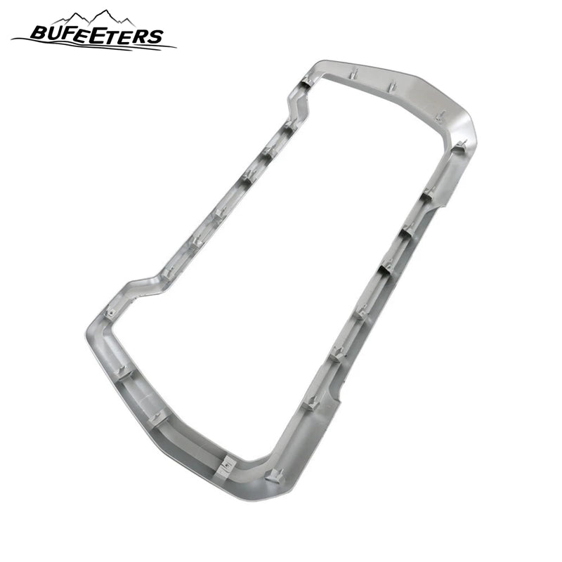 BUFEETERS Front Grille Outer Frame Suround Fit For 2019 2020 2021 GMC Sierra 1500,Factory Style,Chrome