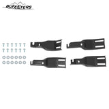 BUFEETERS Side Step Running Board Nerf Bar Fit For 2021 2022 2023 2024 Ford Bronco 2-Door,Black