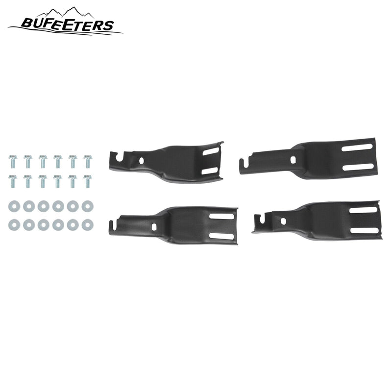 BUFEETERS Side Step Running Board Nerf Bar Fit For 2021 2022 2023 2024 Ford Bronco 2-Door,Black