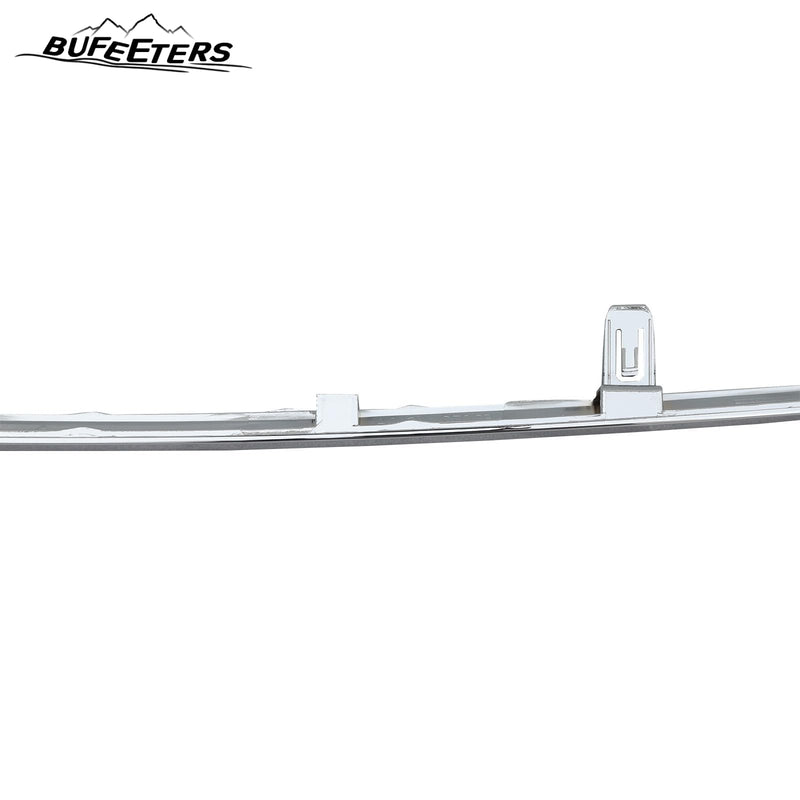 BUFEETERS Front Bumper Lower Grille + Chrome Molding Trim Fit For 2014 2015 2016 Nissan Rogue,Honeycomb Style,Chrome&Black
