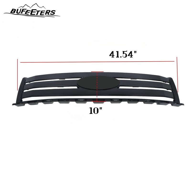 BUFEETERS Front Bumper Grille Upper Grill Trim Fit For 2007 2008 2009 2010 Ford Edge,Factory Style,Gloss Black