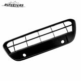 BUFEETERS Front Bumper Lower Grille Fit For 2010 2011 2013 Ford Transit Connect,Horizontal Billet Style,Matte Dark Gray&Black