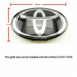 BUFEETERS  Front Bumper Upper Grille Fit For 2014 2015 2016 2017 2018 2019 2020 Toyota Tundra,Gloss Black