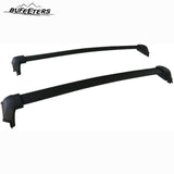 BUFEETERS   4Pcs Roof Rack Side Rails + Cross Bars Fit For 2017 2018 2019 2020 2021 2022 Honda CRV CR-V,OE Style,Black&Silver