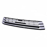 BUFEETERS   Front Grille Bumper Upper Lower Fit For 2017 2018 2019 Toyota Highlander,Black+Silver