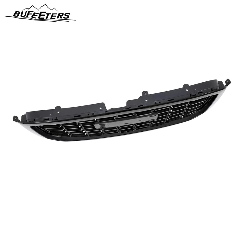 BUFEETERS   Front Bumper Grille Grill Fit For 2015 2016 2017 2018 2019 2020 GMC Yukon/Yukon XL,Denali Style,Gloss Black