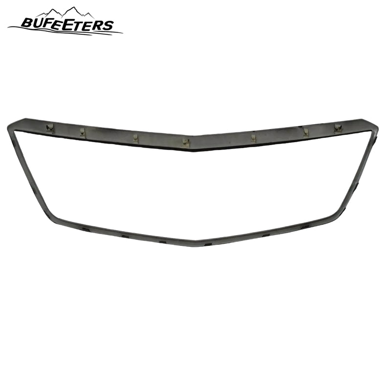BUFEETERS  Front Bumper Upper Grille&Grille Outer Frame Fit For 2017 2018 2019 2020 2021 2022 2023 Cadillac XT5,Factory Style,Gloss Black