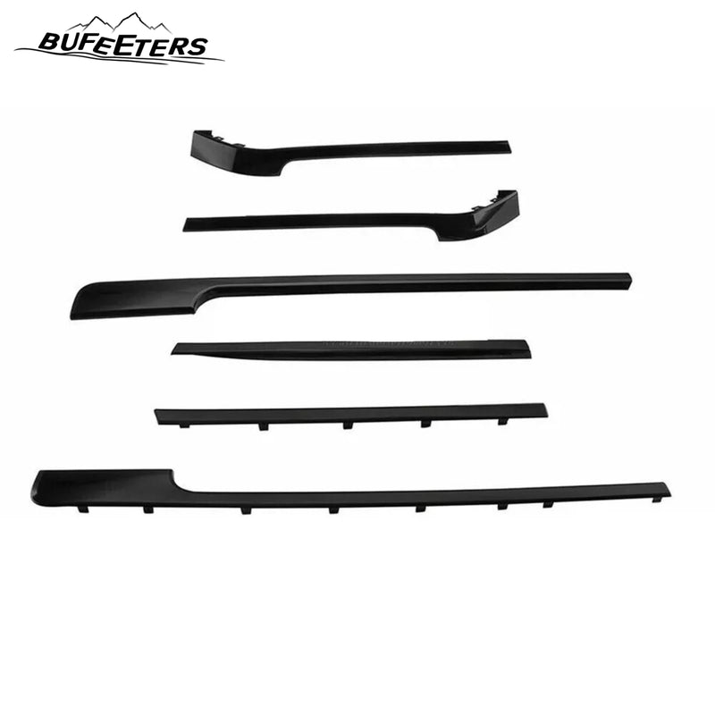 BUFEETERS Door Side Body Molding Trim Strip Kit Fit For 2013 2014 2015 2016 2017 2018 2019 2020 2021 2022 Range Rover Vogue L405,All Black