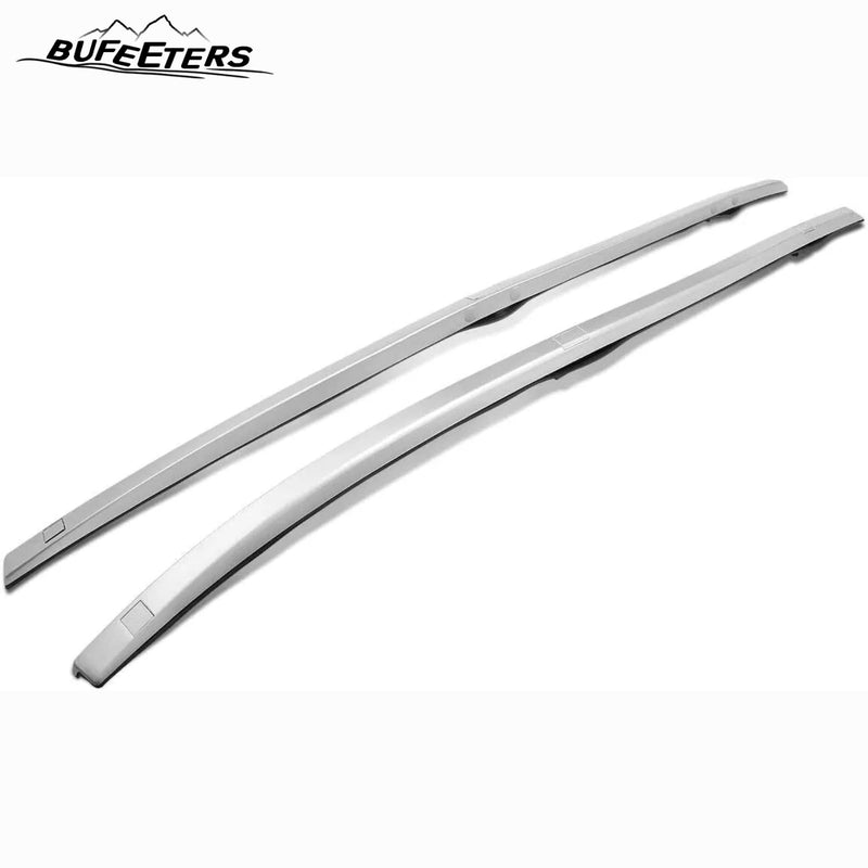 BUFEETERS 4Pcs Roof Rack Cross Bars + Side Rails Luggage Carrier Fit For 2012 2013 2014 2015 2016 Honda CRV CR-V,Factory Style,Black&Silver
