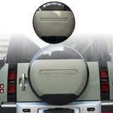 Rear Spare Tire Cover for 2020 2021 2022 2023 2024 Land Rover Defender 90/110/130 Wheel Cover,Pangea Green