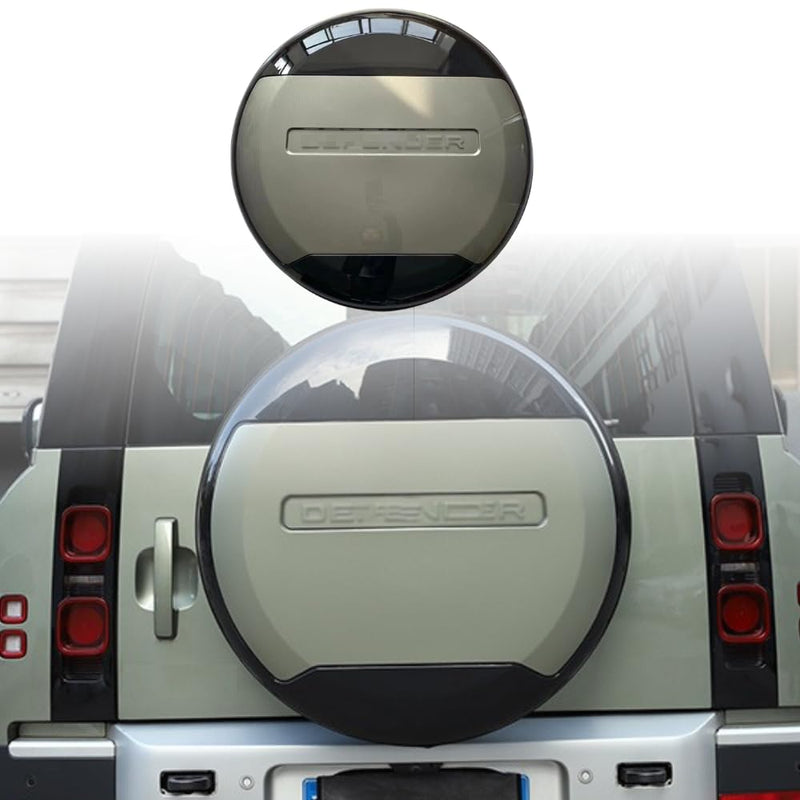 Rear Spare Tire Cover for 2020 2021 2022 2023 2024 Land Rover Defender 90/110/130 Wheel Cover,Pangea Green