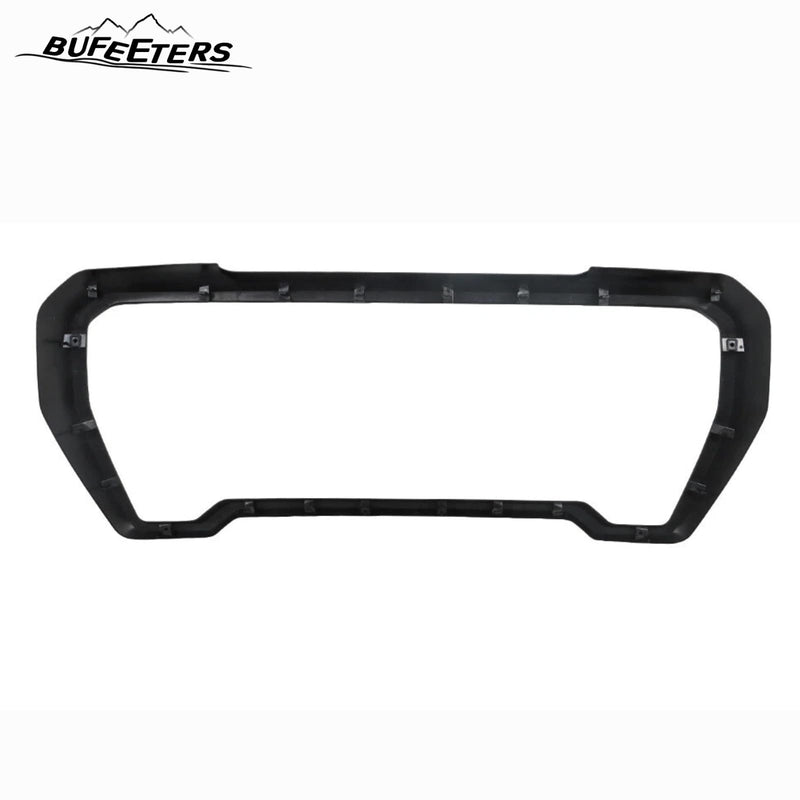 BUFEETERS Front Grille Outer Frame Suround Fit For 2019 2020 2021 GMC Sierra 1500,Factory Style,Gloss Black