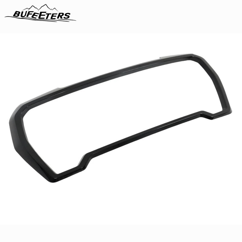 BUFEETERS Front Grille Outer Frame Suround Fit For 2019 2020 2021 GMC Sierra 1500,Factory Style,Gloss Black